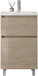 Teymi Тумба с раковиной Laina 50 дуб светлый – фотография-1