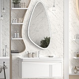 Brevita Мебель для ванной Cascade 100 подвесная белая