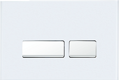 Ceruttispa Клавиша смыва CR06WH белая – фотография-1