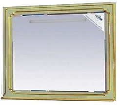 Misty Зеркало для ванной Praga 120 салатовый/патина – фотография-1