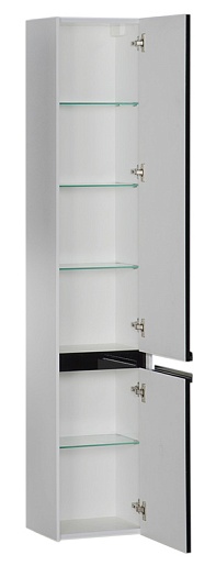 Aquanet Пенал для ванной "Тиволи" черный – картинка-3