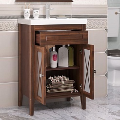 Opadiris Тумба под раковину Палермо 60 светлый орех – фотография-2