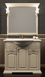 Opadiris Мебель для ванной "Риспекто 95" слоновая кость – фотография-1