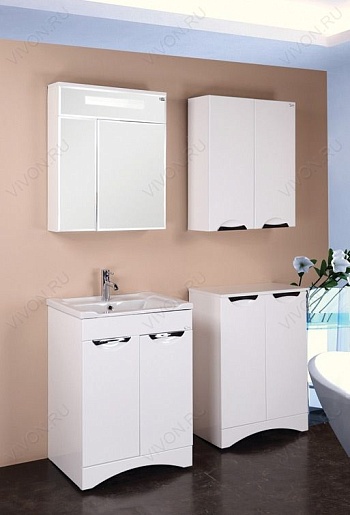 Onika Мебель для ванной "Лагуна-Квадро 60" белая – фотография-2