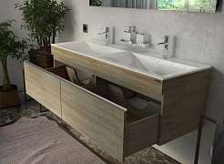 Velvex Тумба с раковиной Pulsus 140 дуб сонома – фотография-2