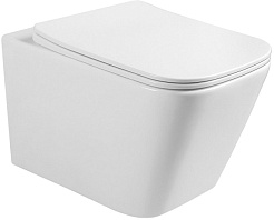 Esbano Унитаз Gartez подвесной безободковый белый – фотография-1