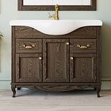 ValenHouse Тумба с раковиной Эллина 105 кальяри, фурнитура золото