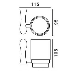 Art&Max Стакан Elegant AM-E-1568 – фотография-2