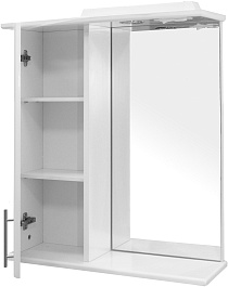 Mixline Зеркало-шкаф Мираж 60 L белый – фотография-2