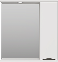 Misty Зеркальный шкаф Атлантик 70 R белый