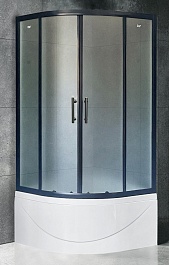 Royal Bath Душевой уголок 90/90 BK RB90BK-C-BL – фотография-1