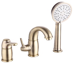 Iddis Смеситель на борт ванны Oldie OLDBR30i07 на 3 отверстия – фотография-1