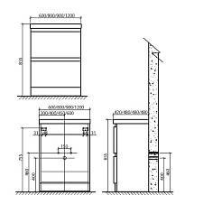 BelBagno Мебель для ванной ENERGIA-N 600 Bianco Lucido – фотография-4