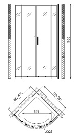 Gemy Душевой уголок Victoria S30072 – фотография-3
