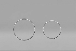 BelBagno Кнопка смыва TWIN BB-P57110 матовый хром – фотография-1