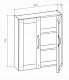 Бриклаер Шкаф навесной Лофт 60 – картинка-10