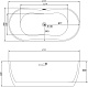 ABBER Акриловая ванна AB9219E 176x80 – картинка-10