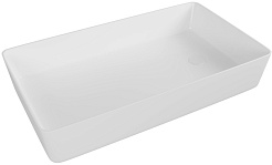 Teymi Раковина накладная Kaarina 60 T50312 со смещенным сливом белая – фотография-1