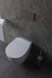 Allen Brau Унитаз подвесной Fantasy 4.11HC1.20 белый глянец с крышкой 4.11005.20 – фотография-5