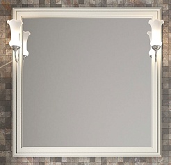 Opadiris Зеркало для ванной Санрайз 90 слоновая кость – фотография-1