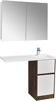 Акватон Мебель для ванной Лондри 40 R дуб кантри/белая