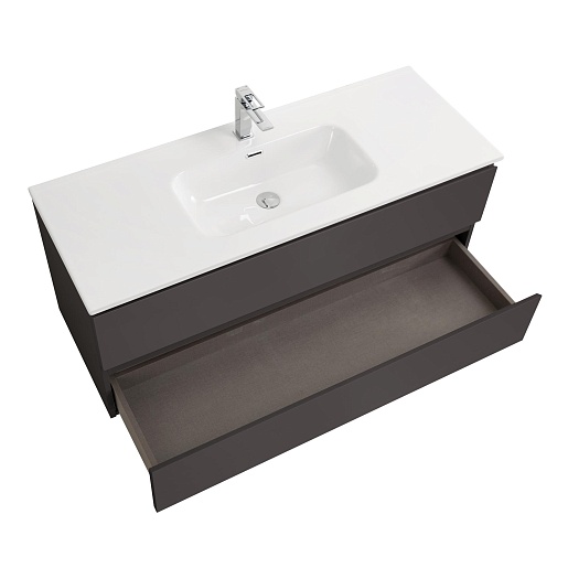 BelBagno Тумба с раковиной Kraft 120 подвесная Темно-Серый матовый с раковиной BB1200ETL – картинка-5