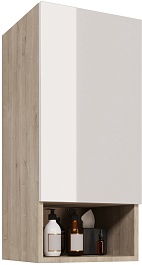 Dreja Шкаф навесной Perfecto 35 R белый/дуб эврика – фотография-1