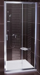 Ravak Душевая дверь в нишу BLDP2-120 Transparent, профиль блестящий – фотография-1