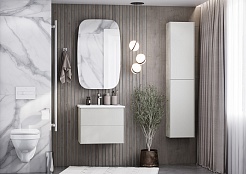 Акватон Мебель для ванной Сохо 60 R галька серая/слэйт – фотография-8