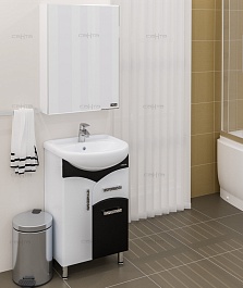 СанТа Зеркальный шкаф Стандарт 55 фацет – фотография-3