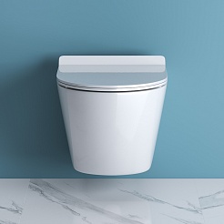 BelBagno Унитаз подвесной Sfera-r BB046CHR/BB2111SC – фотография-5