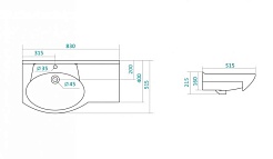 Style Line Мебель для ванной Жасмин 82 R – фотография-5