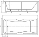 Aquatek Акриловая ванна Феникс 190 с гидромассажем – фотография-12