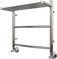 Point Полотенцесушитель водяной П2 500x500 PN04155P с полкой хром