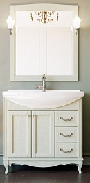 ValenHouse Комплект мебели Эллина 85 слоновая кость, фурнитура хром – фотография-1