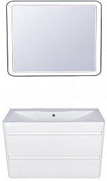 Style Line Мебель для ванной подвесная Атлантика 80, Люкс антискрейч, PLUS – фотография-1