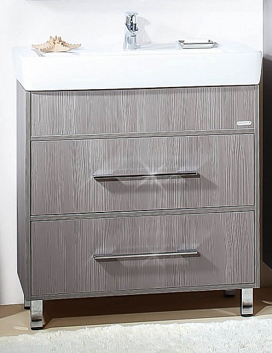 Бриклаер Тумба для умывальника Чили 80 серая лиственница – фото, картинка, фотография-1