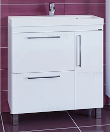 СанТа Тумба для умывальника Вегас 80, 2 ящика – фотография-1