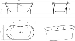 BelBagno Акриловая ванна BB201-1500-800 150x74 – фотография-5