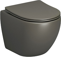 Grossman Унитаз подвесной Color GR-4455GSMS хаки матовый