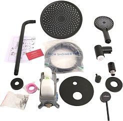 Cezares Душевая система RELAX-DSET-NOP черный матовый – фотография-8