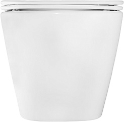 Azario Унитаз подвесной Esconda AZ-2805E безободковый белый – фотография-5