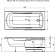 Aquanet Акриловая ванна Extra 150x70 – фотография-6