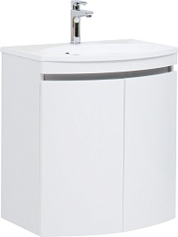 De Aqua Мебель для ванной Токката 60, зеркало Деко – фотография-2