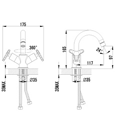 Lemark Смеситель "plus Spirit LM1907C" для раковины – фотография-2