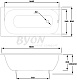 Byon Чугунная ванна Byon 13M 180x80 – фотография-16