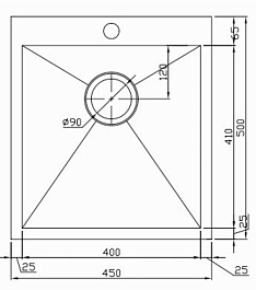 Hoffger Мойка для кухни 4550 Black ECO – фотография-4