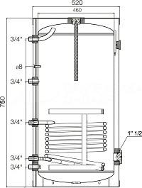 Royal Thermo Водонагреватель накопительный Aquatec Inox RTWX 100 – фотография-2
