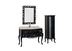 Demax Мебель для ванной "Престиж 115" черная (175661) – фотография-4