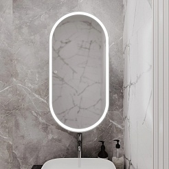 Mixline Зеркальный шкаф Премьер Сохо 50 R белый – фотография-8